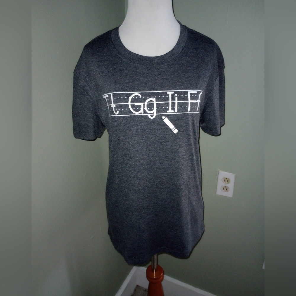NEW teacher shirt TGIF size Small gray